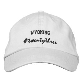 Boné Estado dos EUA Wyoming Hashtag 2023