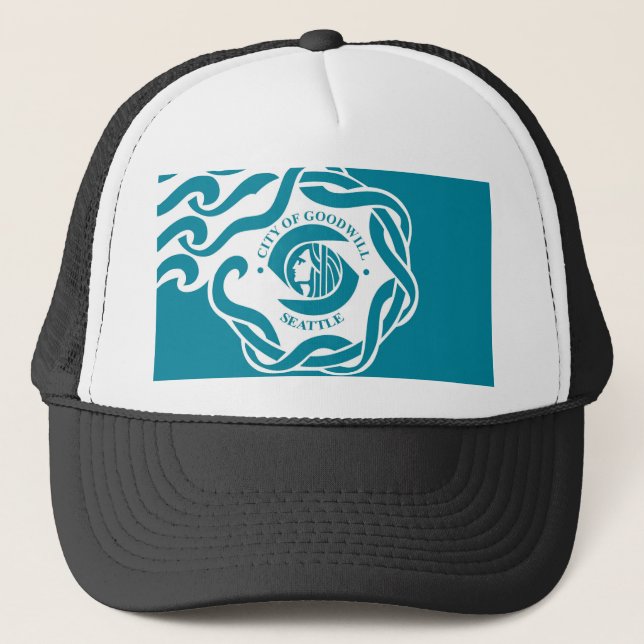 Boné estado unido bandeira América Washington da cidade (Frente)