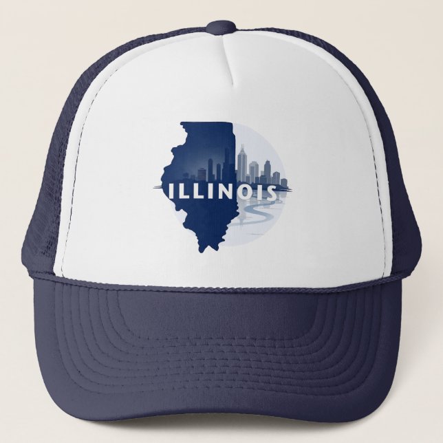 Boné Estados Unidos da América do Illinois (Frente)