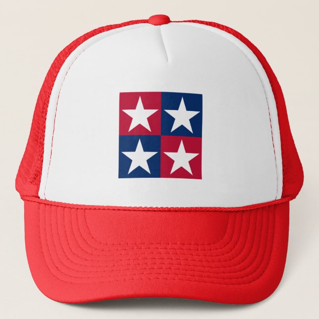Boné Estados Unidos Flag Pop Art Stars (Frente)