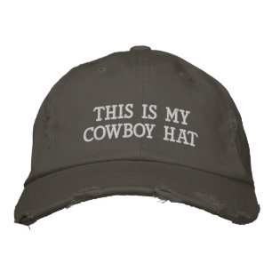 Boné Este É Meu Chapéu De Cowboy Engraçado