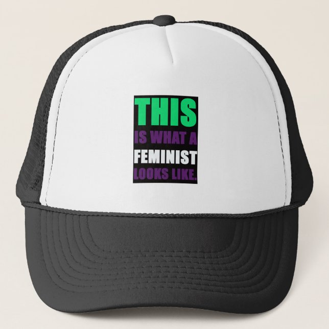 Boné Este é o que uma feminista olha como (Frente)