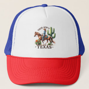 Boné Este não é o Cavalo de Cowgirl do Texas