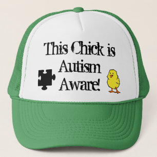 Boné Este pintinho é chapéu ciente do autismo