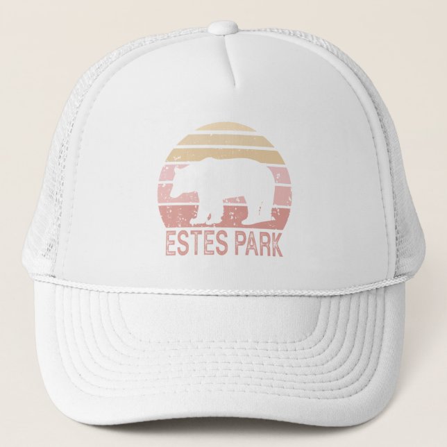 Boné Estes Park Colorado Urso Retro (Frente)