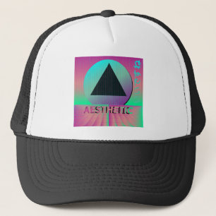 Boné estética vaporwave