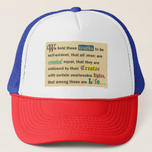 Boné estilo beisebol com uma mensagem pró-vida.