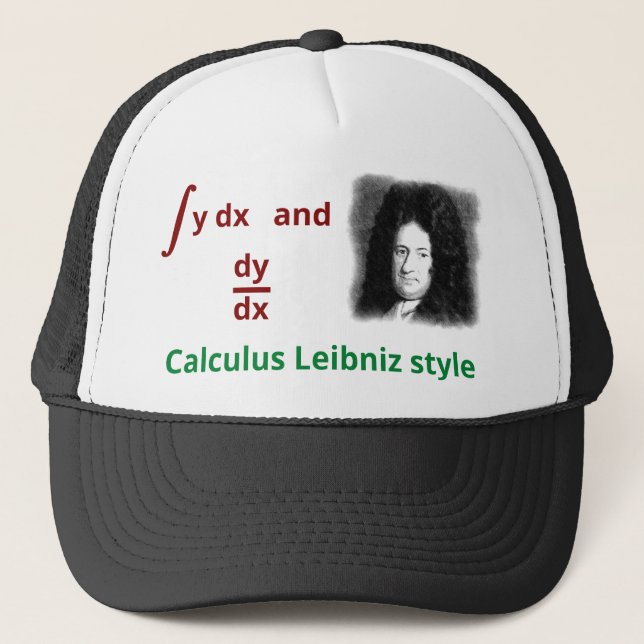 Boné Estilo de Leibniz do cálculo (Frente)