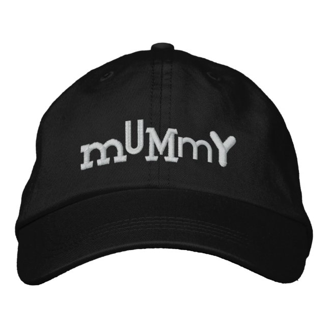 Boné Estilo Eclético MUMMY Halloween Boriderar Chapéu (Frente)