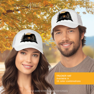 Boné Estilo Equestre Russo Rústico de Cavalo Solto