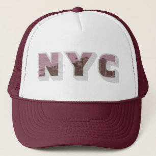 Boné Estilo grande do gráfico da foto do vintage de NY