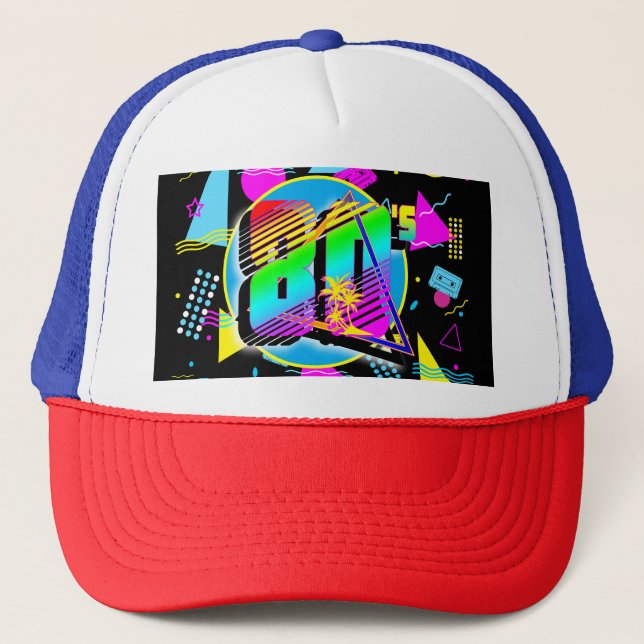 BONÉ ESTILO RETRÔ VINTAGE DOS ANOS 80 (Frente)