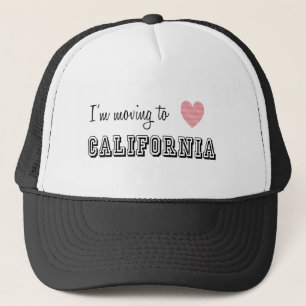 Boné Estou Me Mudando Para a Califórnia