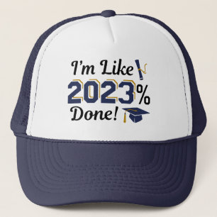 Boné Estou tipo 2023 por cento concluído