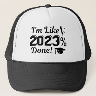 Boné Estou tipo 2023 por cento concluído