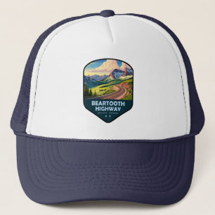 Boné Estrada Beartooth Montana Wyoming Escudo