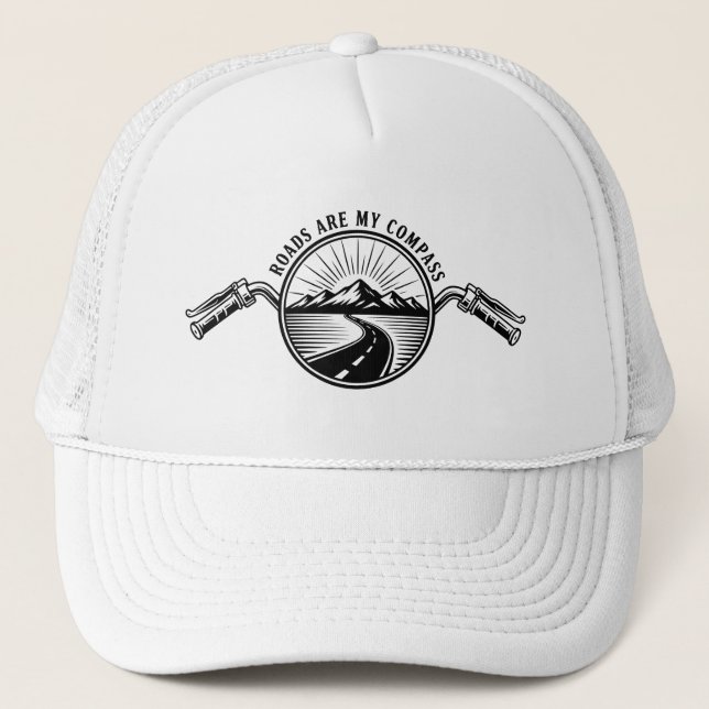 Boné Estrada de Montanha de Motocicleta (Frente)