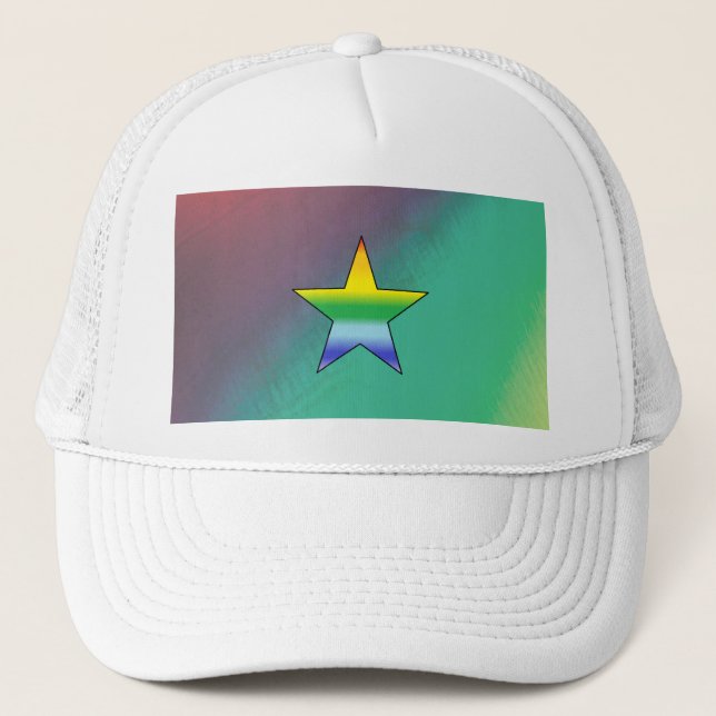 Boné Estrela arco-íris (Frente)