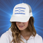 Boné Estrela Azul e Branca de David Stand com Israel Ha<br><div class="desc">Estrela Azul e Branca de David Stand com Israel Hat</div>