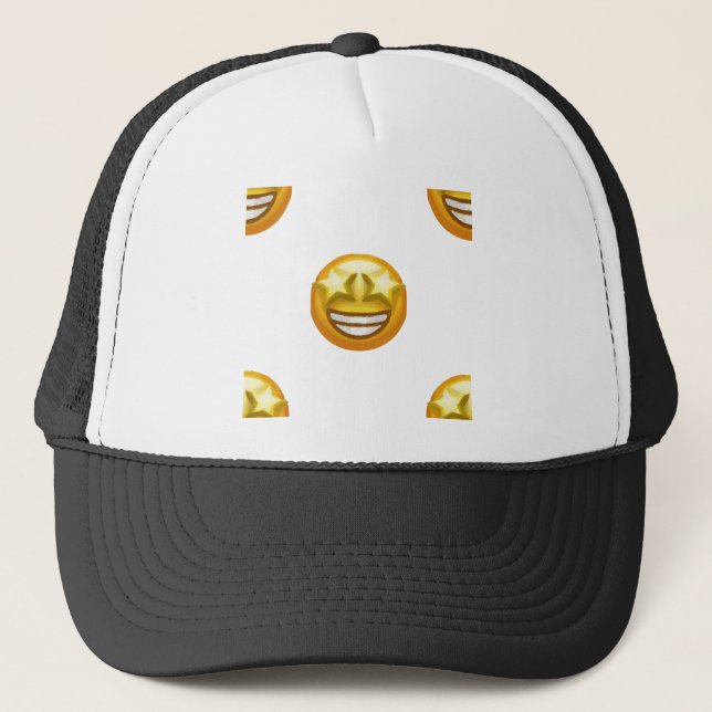 Boné estrela de olhos emoji (Frente)