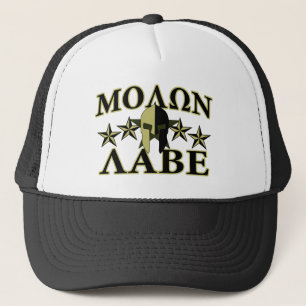 Boné Estrelas espartanos do capacete 5 de Molon Labe