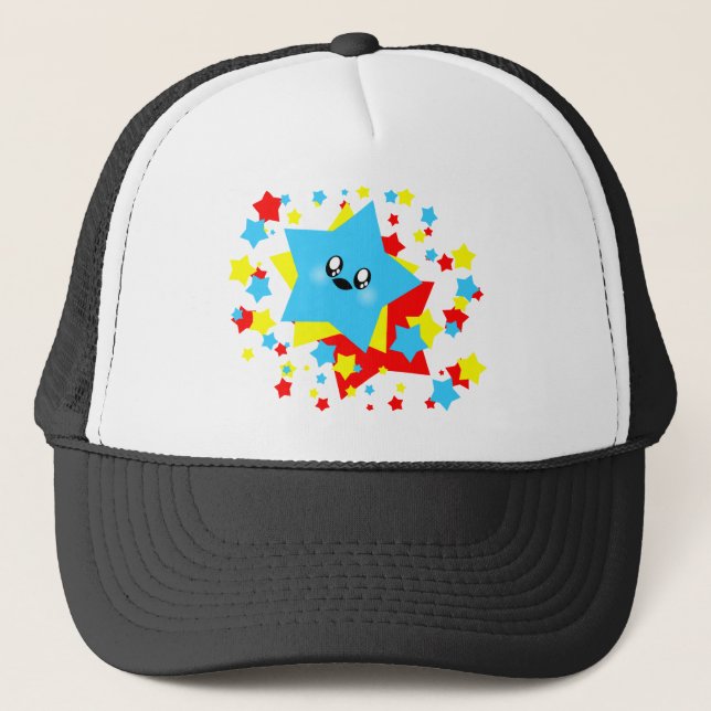 Boné Estrelas Kawaii Rave (Frente)