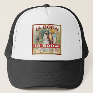 Boné Etiqueta de Charuto de La Boda