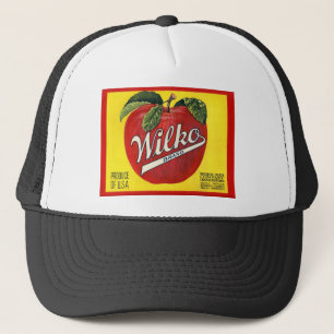 Boné Etiqueta do vintage das maçãs da marca de Wilko