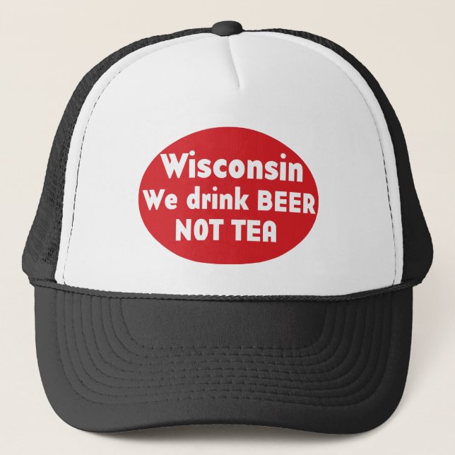 Boné Etiqueta vermelha de Wisconsin (Frente)