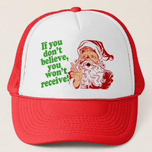 Boné Eu acredito em Papai Noel