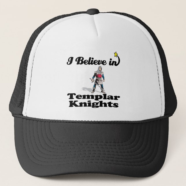 Boné eu acredito nos cavaleiros templários (Frente)