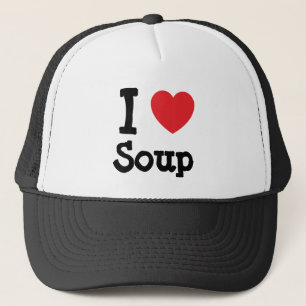 Boné Eu adoro Camiseta do coração da Sopa