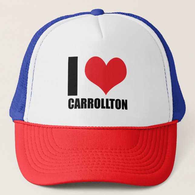Boné Eu adoro Carrollton (Frente)