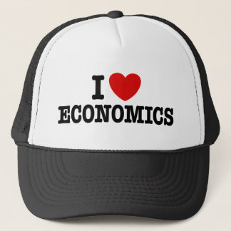 Boné Eu adoro economia