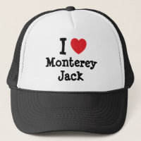 Eu adoro Monterey Jack Heart-Shirt