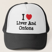 Eu adoro o Fígado e as cebolas coração T-Shirt