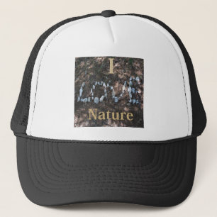 Boné Eu adoro Roupa da Natureza e presentes
