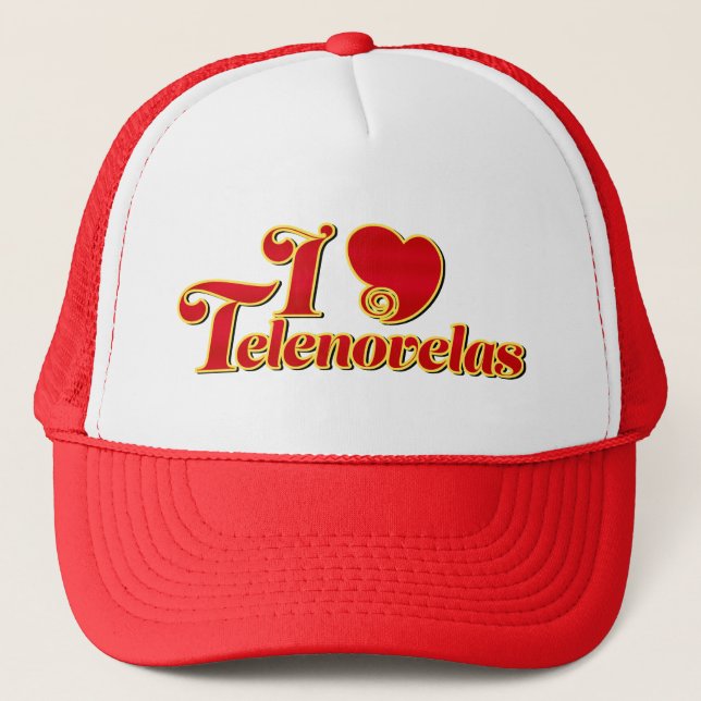 Boné Eu Adoro Telenovelas (Frente)