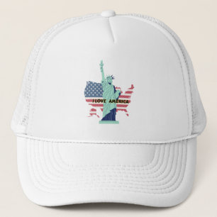Boné Eu amo a América - Liberdade e Orgulho T-Shirt