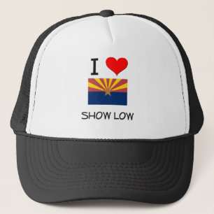 Boné Eu amo a BAIXA arizona da MOSTRA