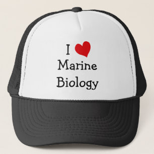 Boné Eu amo a biologia marinha