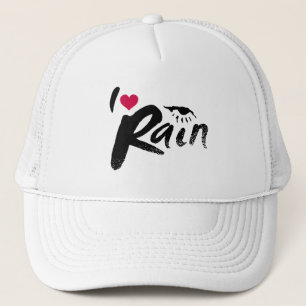 Boné Eu amo a chuva