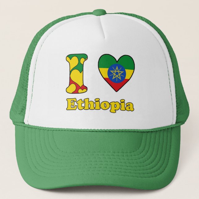 Boné Eu amo a Etiópia (Frente)
