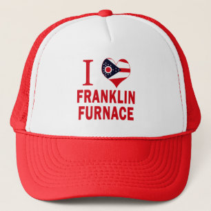 Boné Eu amo a fornalha de Franklin, Ohio