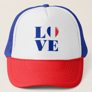 Boné Eu amo a França