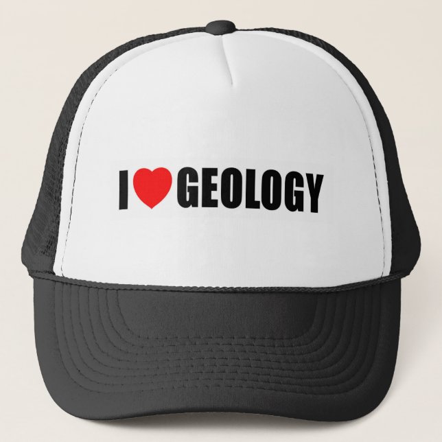 Boné Eu amo a geologia (Frente)