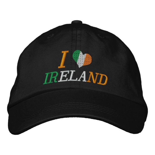 Boné Eu amo a Irlanda (Frente)