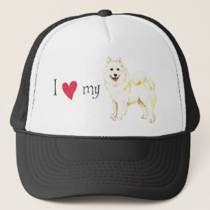 Boné Eu Amo a minha Samoyed