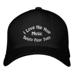 Boné Eu amo a música de Hip Hop