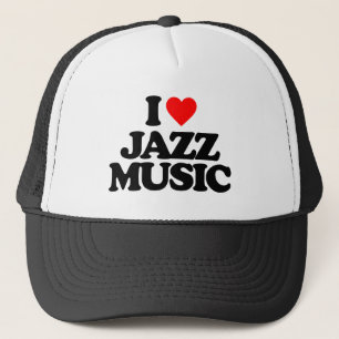 BONÉ EU AMO A MÚSICA JAZZ